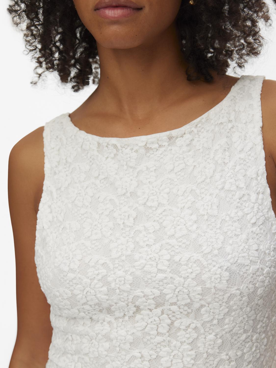 VMDOLLY Short Dress - Snow White - VERO MODA & VILA Bergvik